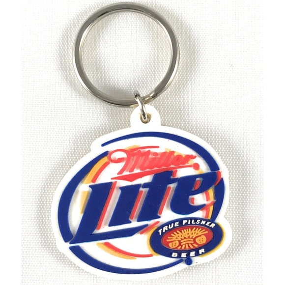 Miller Lite Beer Logo Keychain - Picture 1 of 2